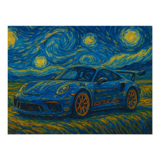 Porsche 911 GT3 RS Perfect Poster (Voorkant)