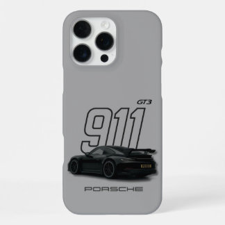 Porsche 911 GT3 telefoonhoes – Slank grijs design iPhone 16 Pro Max Hoesje