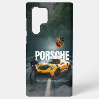 Porsche 911 Matte Black Sport Telefoonhoes Samsung Galaxy Hoesje