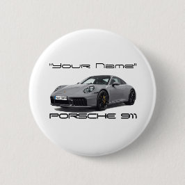 Porsche 911 (PERSONALIZED) 992.2 Ronde Button 5,7 Cm
