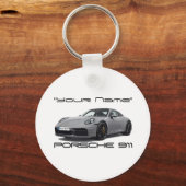 Porsche 911 (PERSONALIZED) 992.2 Sleutelhanger (Voorkant)