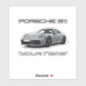 Porsche 911 (PERSONALIZED) 992.2 Sticker (Vel)