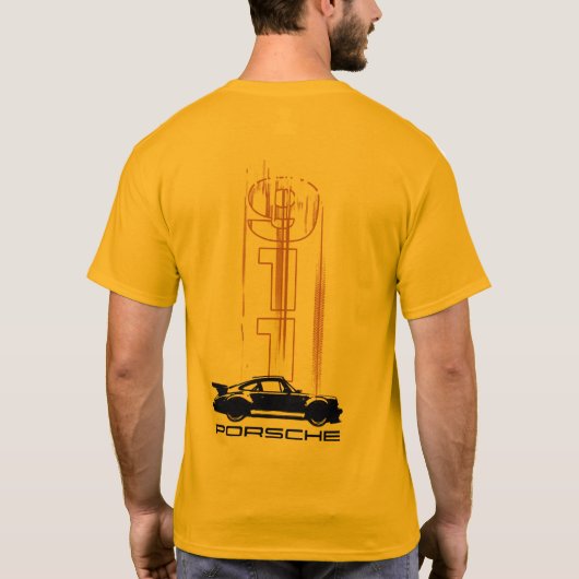 PORSCHE 911 T-SHIRT (Achterkant)