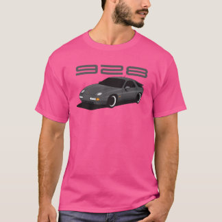Porsche 928 Illustratie grijs Premium T-shirt