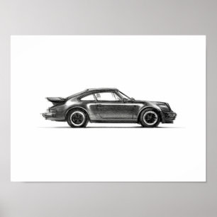 Porsche 930 Turbo Print 12 x 16