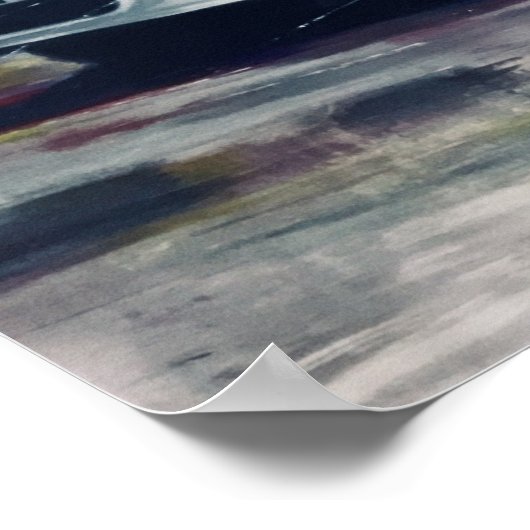 Porsche, art poster (Hoek)