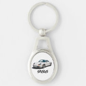 Porsche Boxster 986 keychain (Voorkant)