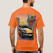 Porsche Cayenne Mannen basic T-shirt (Achterkant)