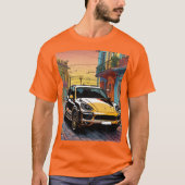 Porsche Cayenne Mannen basic T-shirt (Voorkant)