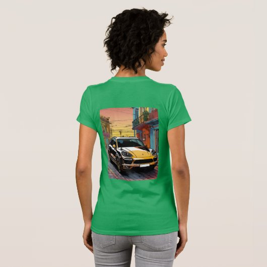 Porsche Cayenne T-shirt (Achterkant volledig)