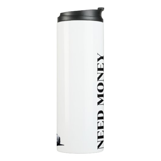 PORSCHE-FLES THERMOSBEKER (Gedraaid links)