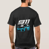 Porsche GT3 RS | 911 Supercar T-Shirt (Achterkant)