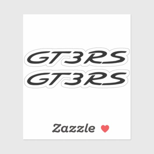 Porsche gt3rs sticker (Vel)