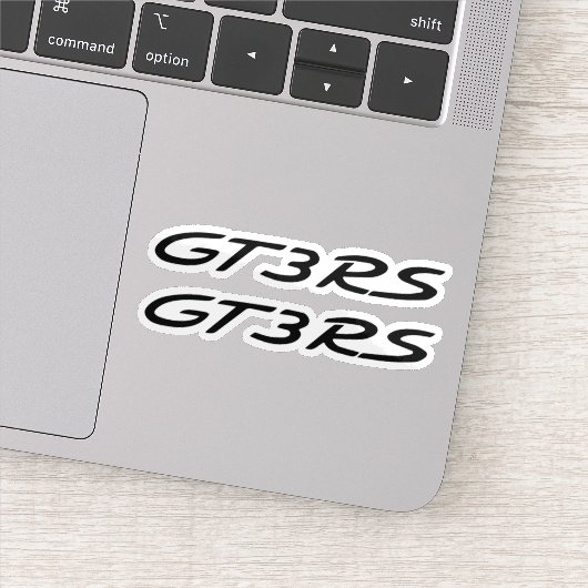 Porsche gt3rs sticker (Detail)