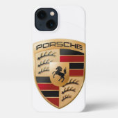 Porsche Logo iPhone Case – Luxury Sports Car Emble iPhone Hoesje (Achterkant)