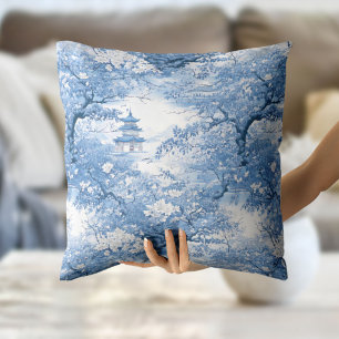 Porselein Blauw Chinoiserie Patroon ID1094 Kussen