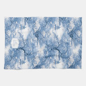 Porselein Blauw Chinoiserie Patroon ID1094 Theedoek (Horizontaal)