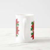 Porselein Chinees Kerstmoker Kop (Achterkant)