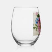 Porselein Geïnspireerd Bloemen Drinkware Set Wijnglas Zonder Voet (Rechts)