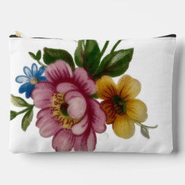 Porselein geïnspireerde bloemenprint gesneden naai etui