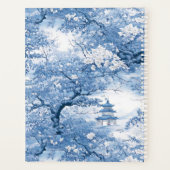 Porselein-geïnspireerde Chinoiserie bruiloft ID109 Planner (Achterkant)