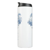 Porselein-geïnspireerde Chinoiserie Tree Motif ID1 Thermosbeker (Geroteerd rechts)