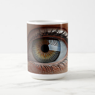 Porselein Surreal Oog Koffiemok