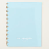Porseleinblauw Planner (Voorkant)