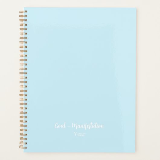 Porseleinblauw Planner (Voorkant)