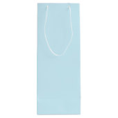 Porseleinblauw Wijn Cadeautas (Achterkant)