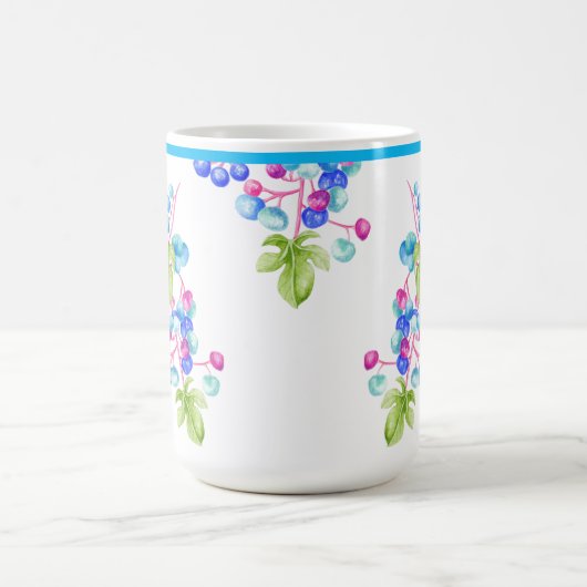 Porseleinen bessen op een Classic Mok (Center)