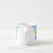 Porseleinen bessen op een Espresso Mok (Achterkant)