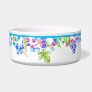 Porseleinen bessen op een Salade Bowl (1) Voerbakje