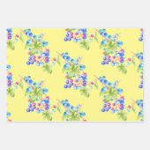 Porseleinen bessen op een wikkelpapier Sheet Set Inpakpapier Vel (Voorkant 3)