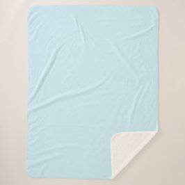 porseleinen blauw sherpa deken