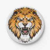 Porseleinen borden papieren bordje (Voorkant)