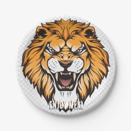 Porseleinen borden papieren bordje (Voorkant)