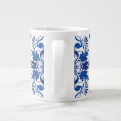 Porseleinen China Portugese Azulejo Bruidsmeisje G Grote Koffiekop (Achterkant)