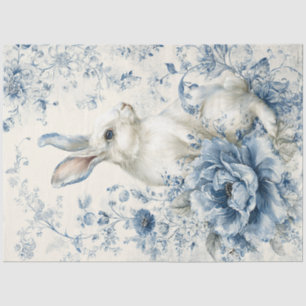 Porseleinen Konijn Twee Tissue Papier