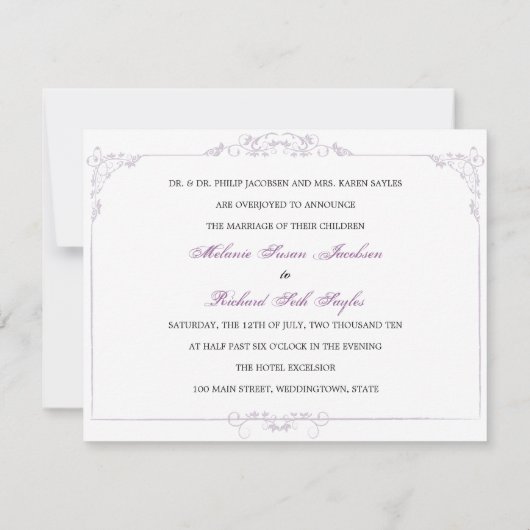 Porseleinen lijst Sering Kaart (Achterkant)