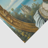 Porseleinen schoonheid - Decoupage - Tissuepapier (Detail)