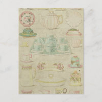  porseleinen theekopjes theepot Shabby Keuken Deco