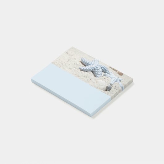 porseleinen zeester post-it® notes (Schuin)