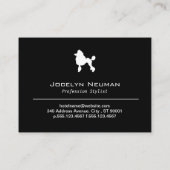 porseleinkast | Grooming Visitekaartje (Achterkant)