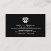 porseleinkast | Grooming Visitekaartje (Achterkant)