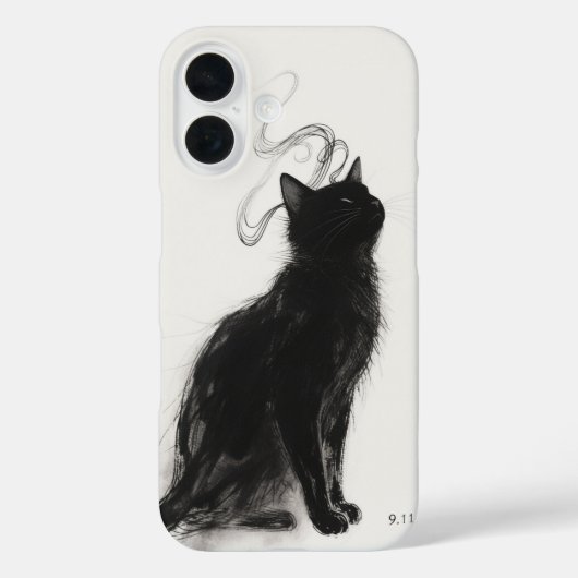 porseleinkat Case-Mate iPhone case (Achterkant)