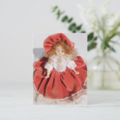 porseleinpop briefkaart (Staand voorkant)