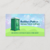 Port a Potty Slogans Visitekaartje (Voorkant)