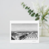 Port Angeles, WA Town Uitzicht en Harbour Foto Briefkaart (Staand voorkant)