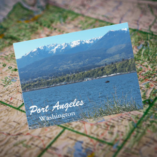 Port Angeles, Washington Reisfoto Briefkaart
